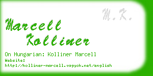 marcell kolliner business card